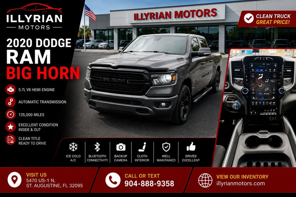 2020 RAM 1500 Big Horn/Lone Star Crew Cab 5'7's photo